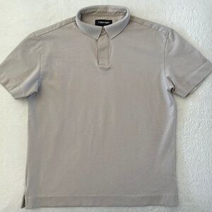 Calvin Klein cream Men’s polo